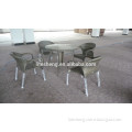 Wholesale Garden furniture resturant table chair,stacking wicker set